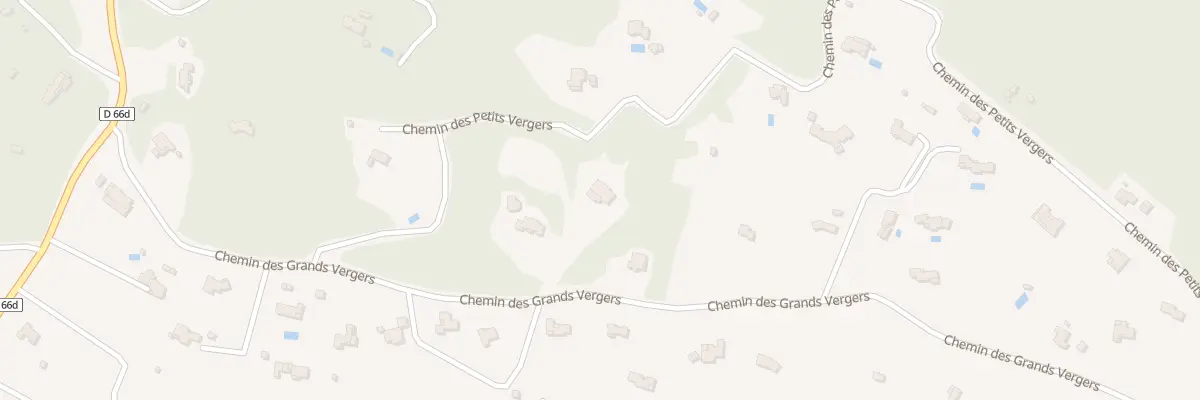 Plan du 973 Che des Grands Vergers à Rognes