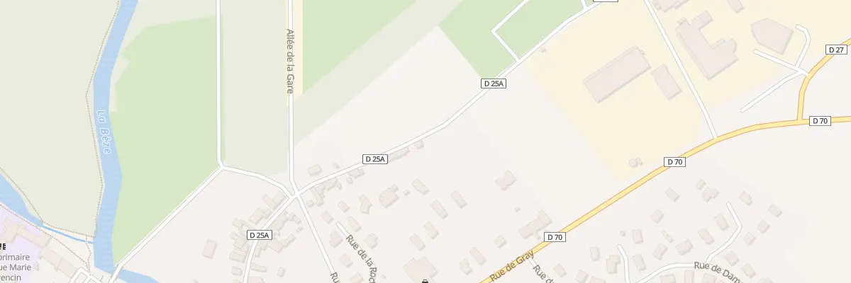 Plan du 16 Rue de la Praie à Mirebeau-sur-Bèze