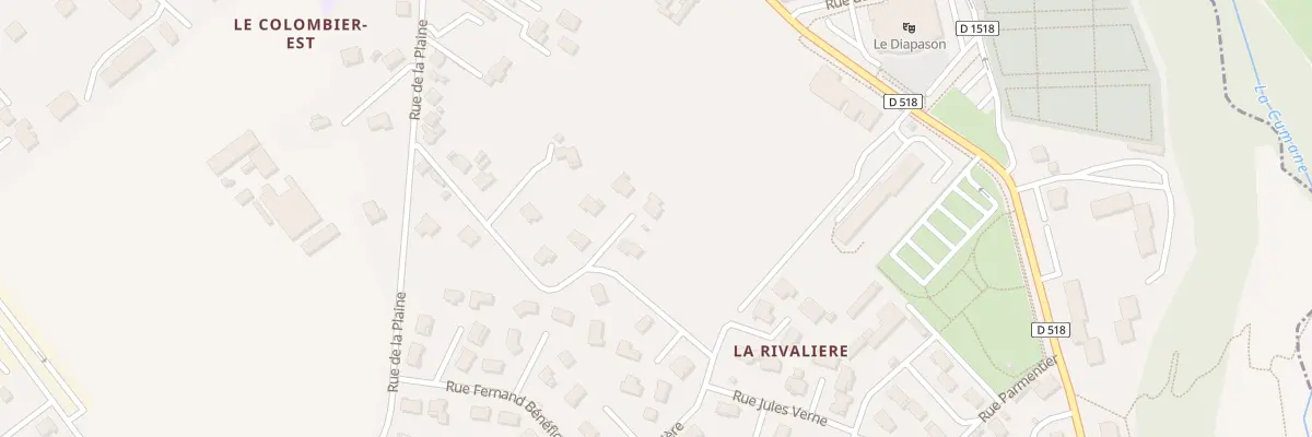 Plan du 233 Imp des Lilas à Saint-Marcellin