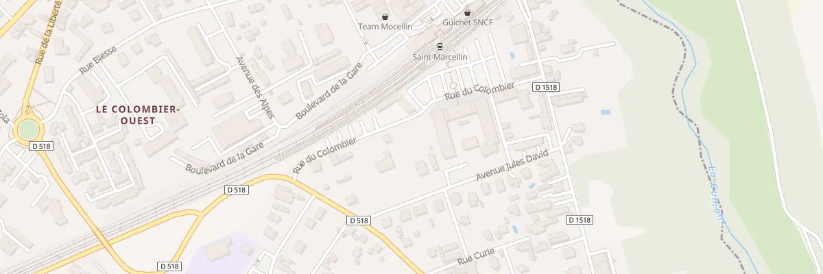Plan du 11 Rue du Colombier à Saint-Marcellin
