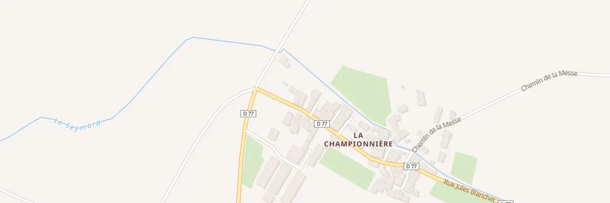 Plan du 71 Rue Jules Blanchet à Ambronay