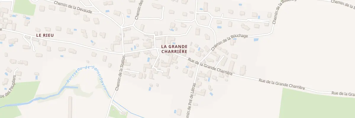 Plan du 710 Rue de la Grande Charrière à Saint-Savin