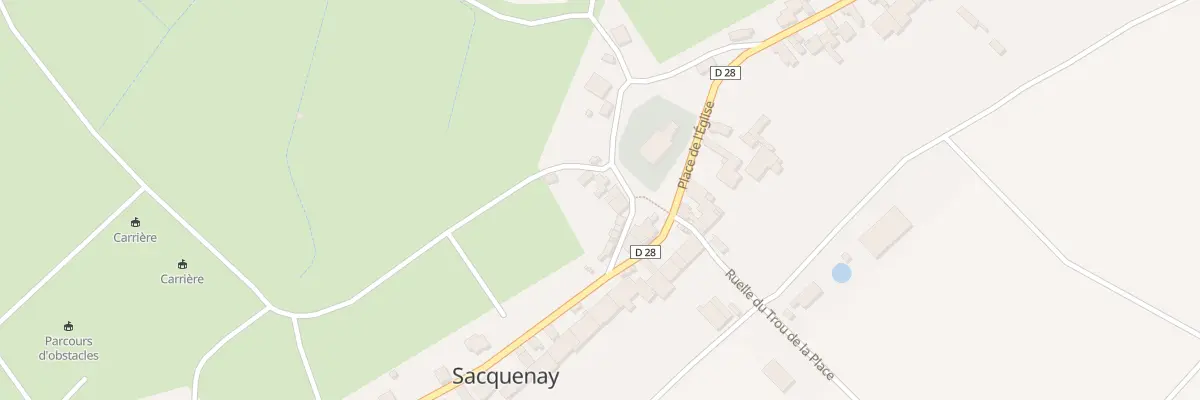 Plan du 12 Rue de l’Eglise à Sacquenay