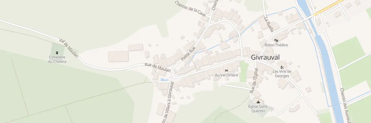 Plan du 31 Ptr La Petite Rue à Givrauval