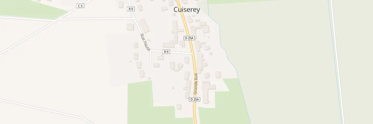 Plan du 2 Rue Haute à Cuiserey