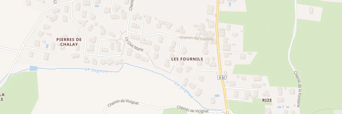 Plan du 187 Che du Goz à Jasseron