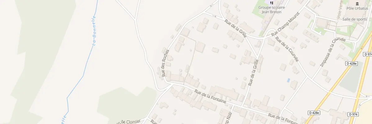 Plan du 36 Rue de la Fontaine à Saints-Geosmes
