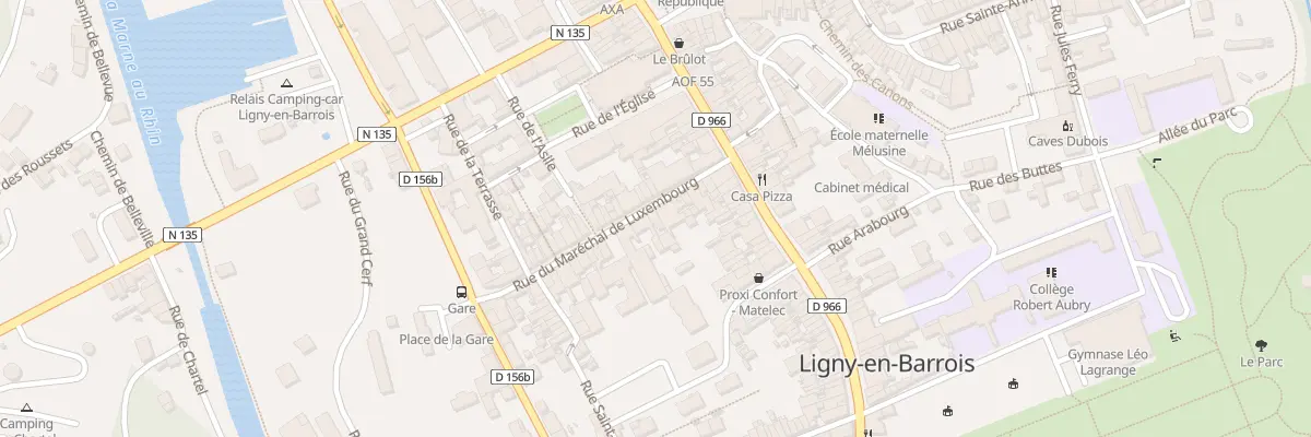 Plan du 17 Rue Marechal de Luxembourg à Ligny-en-Barrois