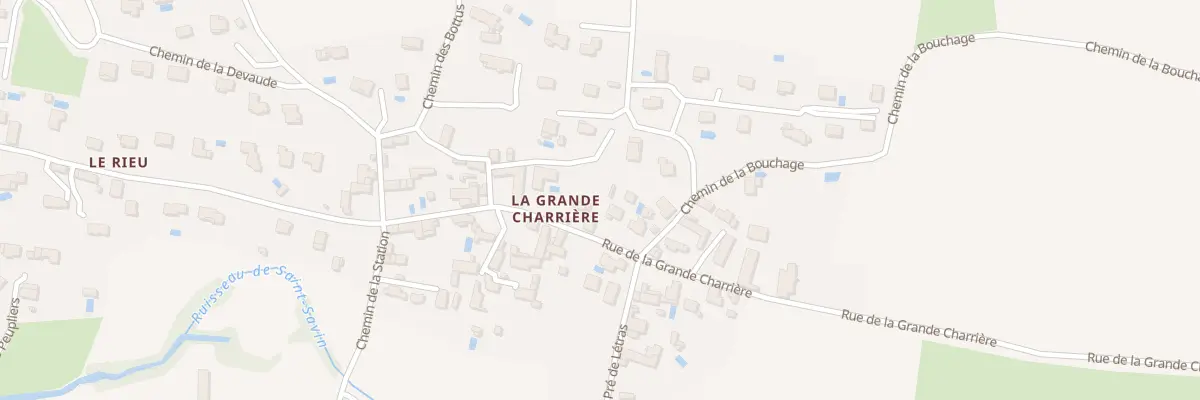 Plan du 725 Rue de la Grande Charrière à Saint-Savin