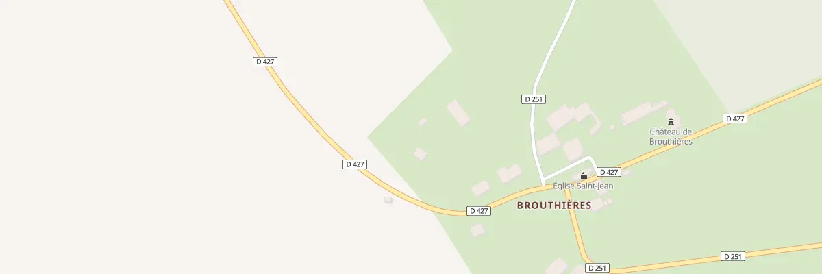 Plan du 1 Rte de Germay à Brouthieres à Thonnance-les-Moulins