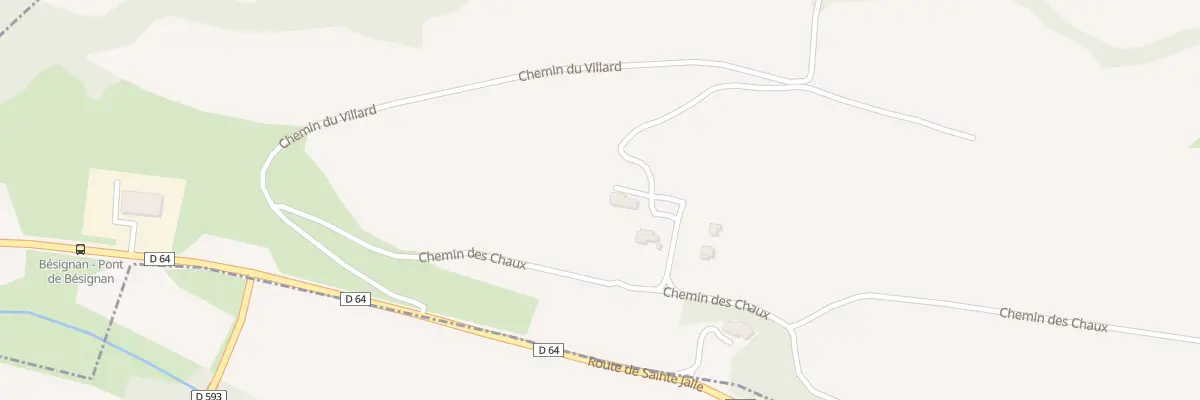 Plan du 5099 Les Chaux à Bésignan
