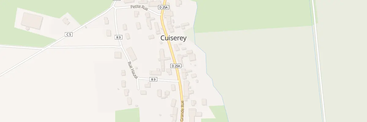 Plan du 8 Grande Rue à Cuiserey