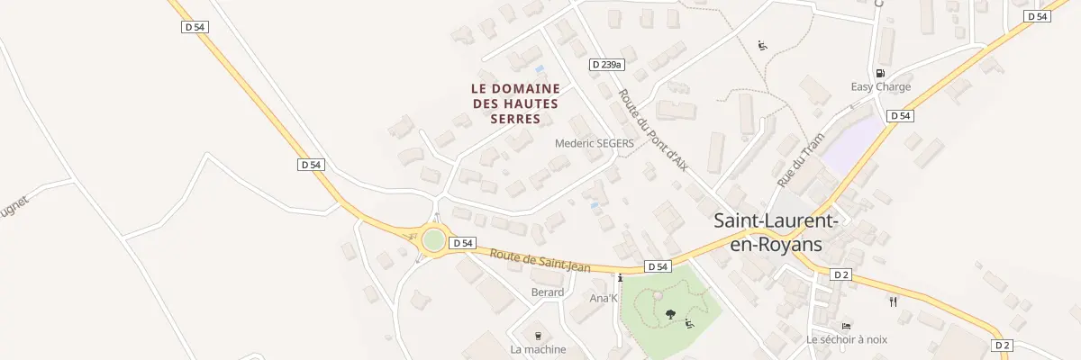 Plan du 360 Lot Domaine des Hautes Serres à Saint-Laurent-en-Royans