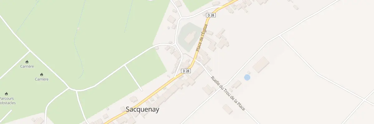 Plan du 2 Rue de l’Hôpital à Sacquenay