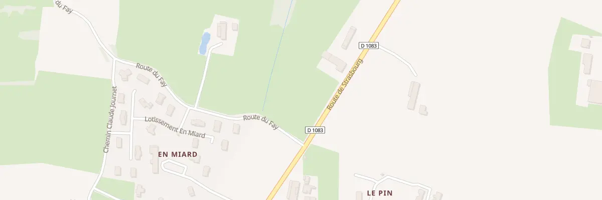 Plan du 2293 Rte de Strasbourg à Villemotier