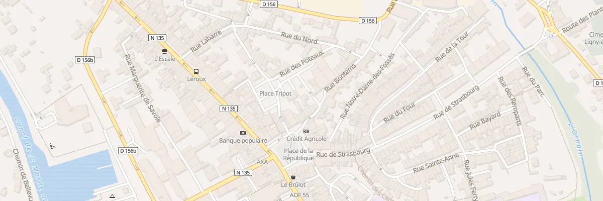 Plan du 3 Rue Bontems à Ligny-en-Barrois