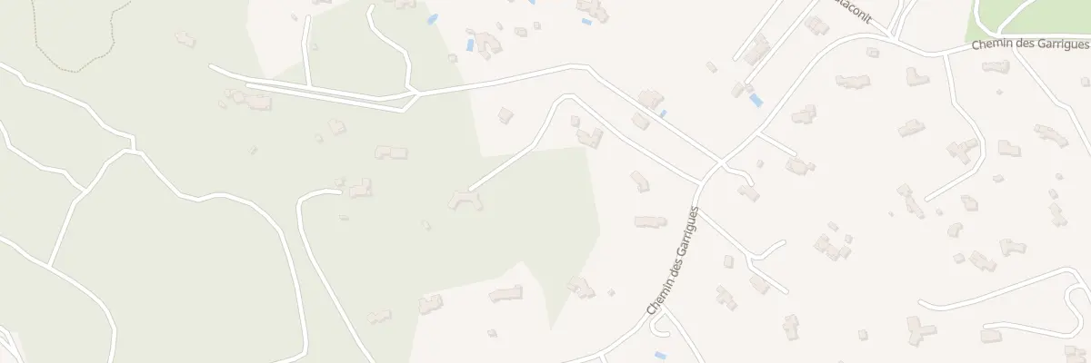 Plan du 1127B Che des Garrigues à Rognes