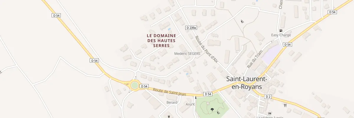 Plan du 24 Lot Domaine des Hautes Serres à Saint-Laurent-en-Royans
