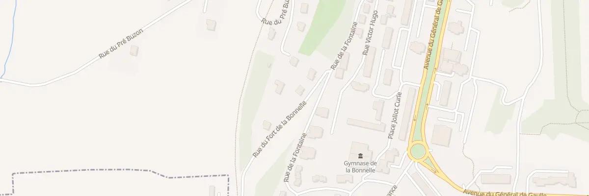 Plan du 6 Rue du Fort de la Bonnelle à Langres