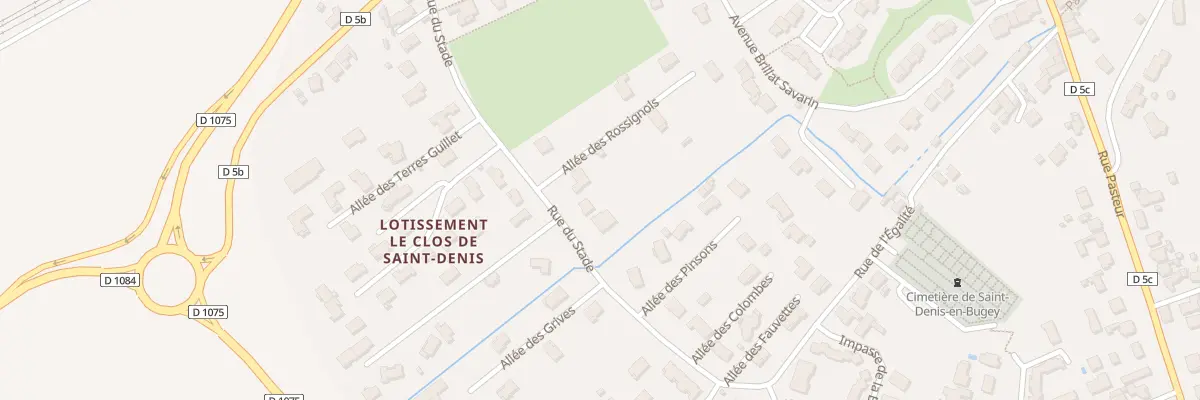 Plan du 11B Rue du Stade à Saint-Denis-en-Bugey