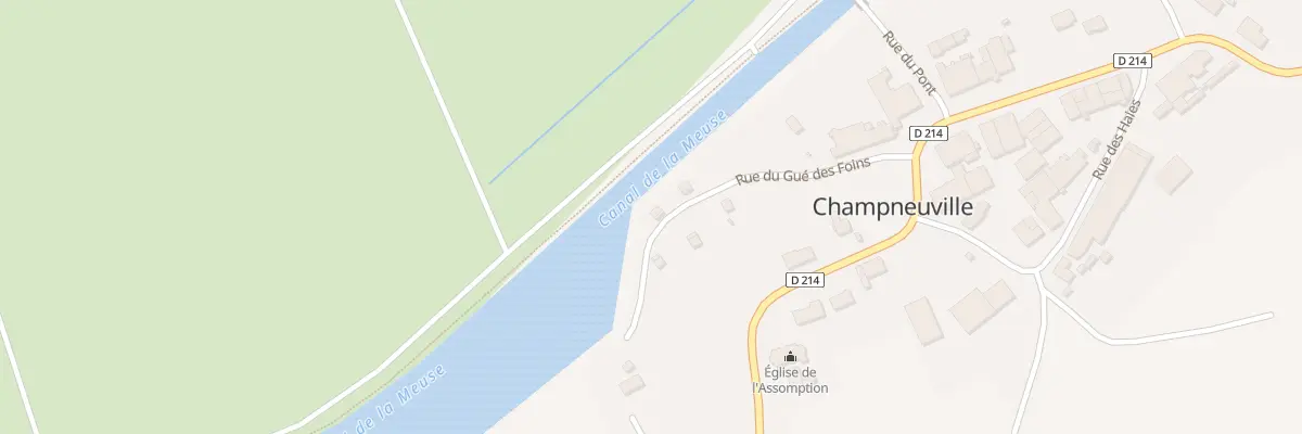 Plan du 18 Rue du Gué des Foins à Champneuville