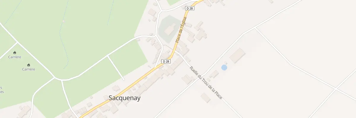 Plan du 1 Rue de l’Hôpital à Sacquenay