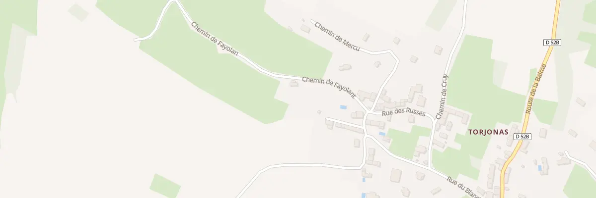 Plan du 36 Che de Fayolant à Saint-Baudille-de-la-Tour