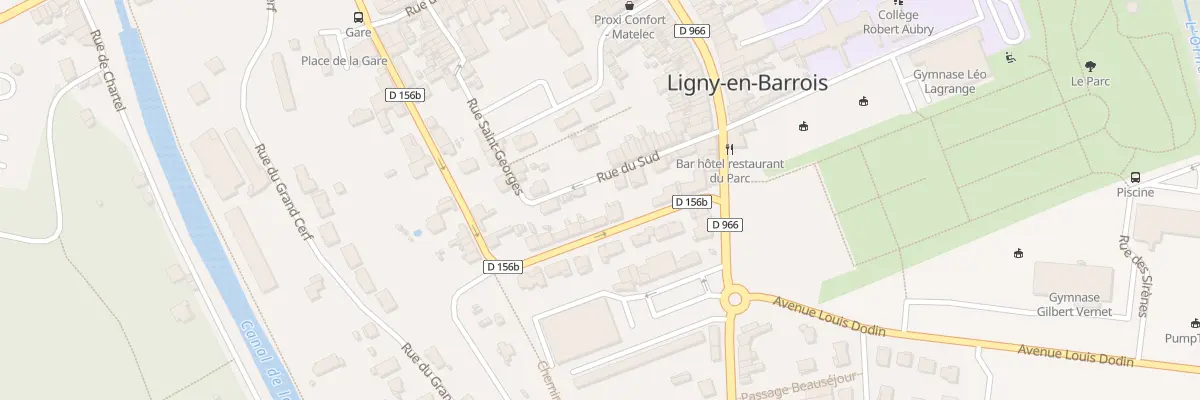 Plan du 77 Bd Raymond Poincaré à Ligny-en-Barrois