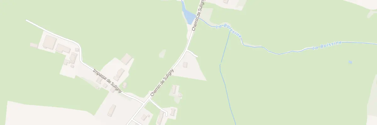 Plan du 443 Che de Suligny à Frangy-en-Bresse