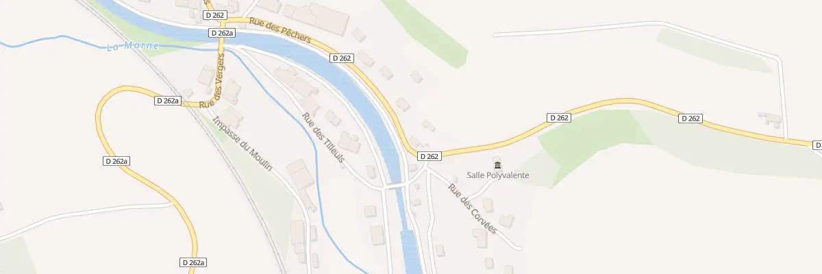 Plan du 10 Rue des Pechers à Humes-Jorquenay