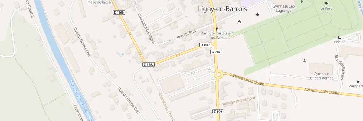 Plan du 70 Bd Raymond Poincaré à Ligny-en-Barrois