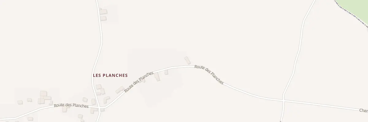 Plan du 1545 Rte des Planches à Eclose-Badinières