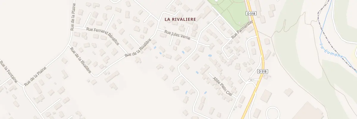 Plan du 9241 La Rivaliere à Saint-Marcellin