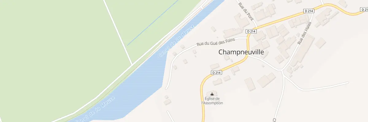 Plan du 11 Rue du Gué des Foins à Champneuville