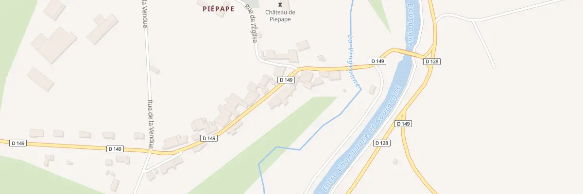 Plan du 13 Rue de la Vingeanne à Villegusien-le-Lac