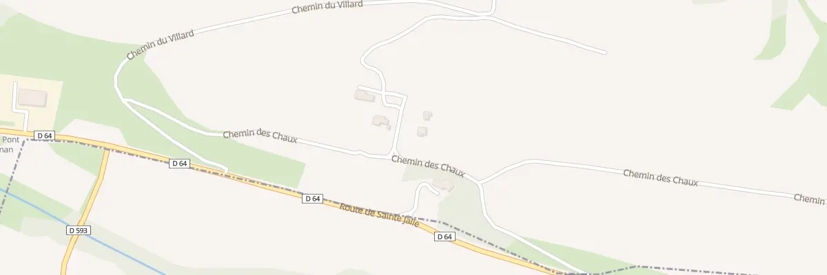 Plan du 5105 Les Chaux à Saint-Sauveur-Gouvernet