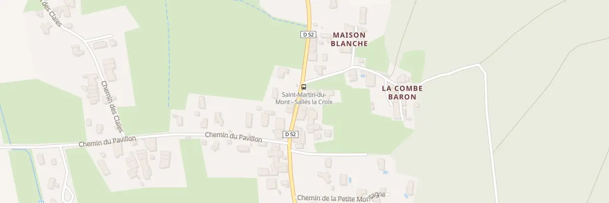 Plan du 1200 Rte de Salles à Saint-Martin-du-Mont