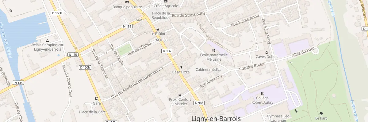 Plan du 35 Rue General de Gaulle à Ligny-en-Barrois