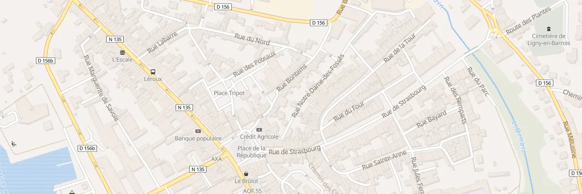 Plan du 14 Rue Bontems à Ligny-en-Barrois