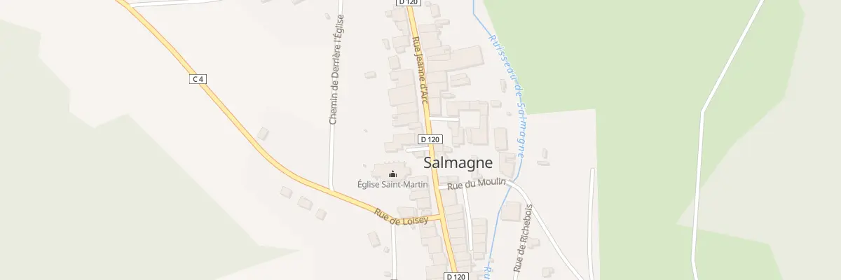 Plan du 2 Imp du Lavoir à Salmagne