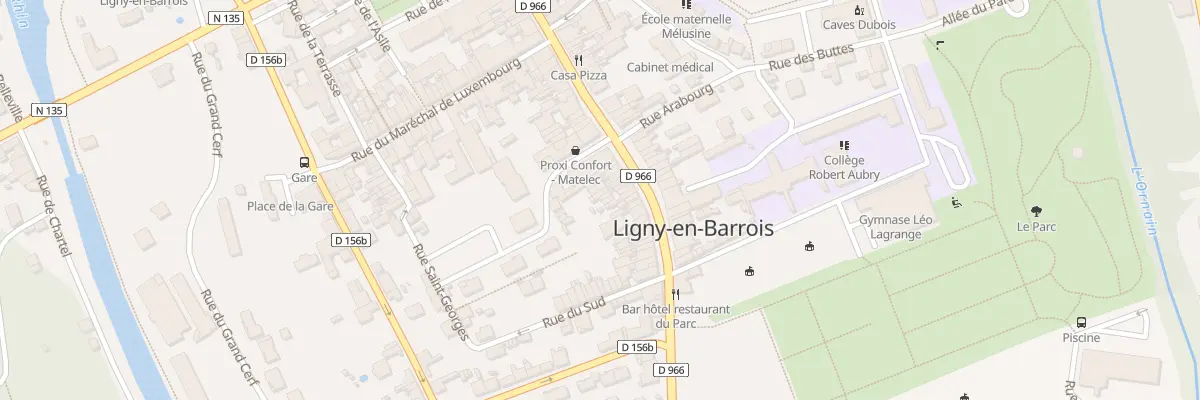 Plan du 66 Rue General de Gaulle à Ligny-en-Barrois