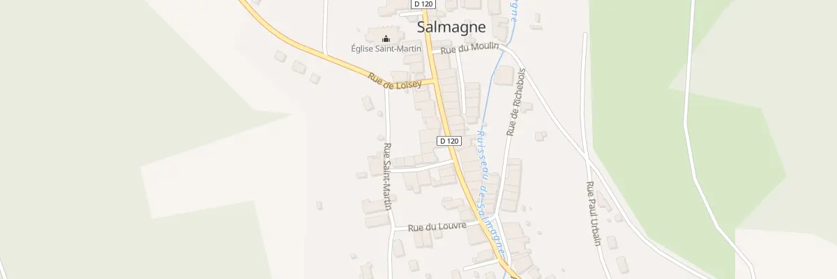 Plan du 29 Rue Jeanne d’Arc à Salmagne