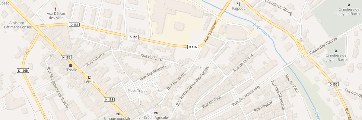Plan du 10 Rue du Nord à Ligny-en-Barrois