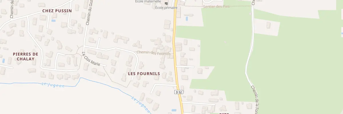Plan du 268 Rue Julien Manissier à Jasseron