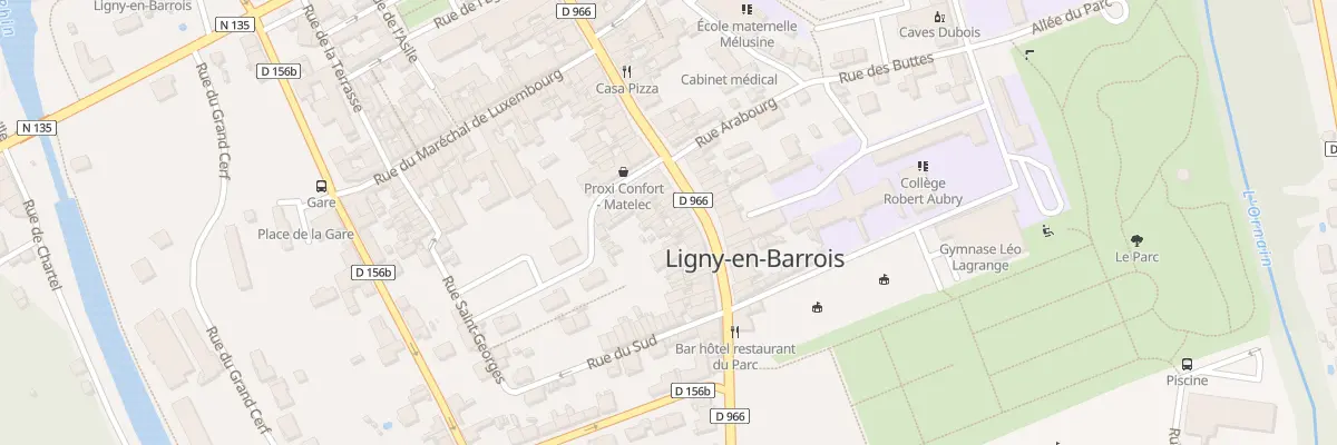 Plan du 68 Rue General de Gaulle à Ligny-en-Barrois