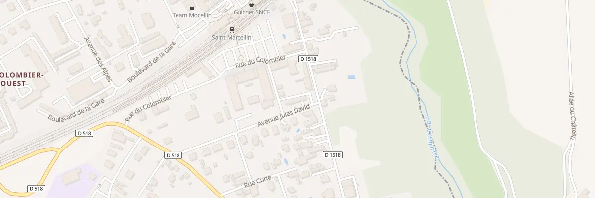 Plan du 2B Av Jules David à Saint-Marcellin