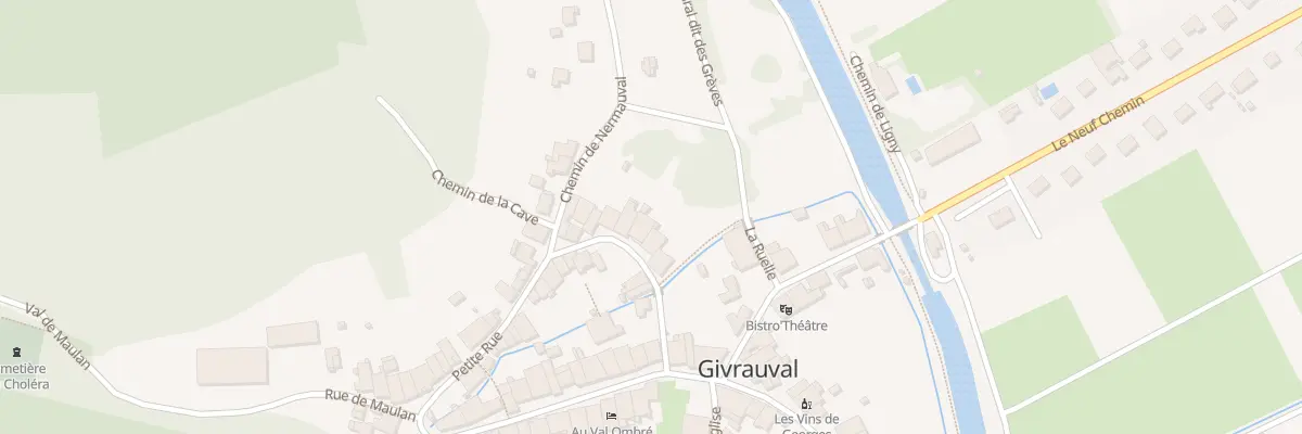 Plan du 10 Ptr La Petite Rue à Givrauval