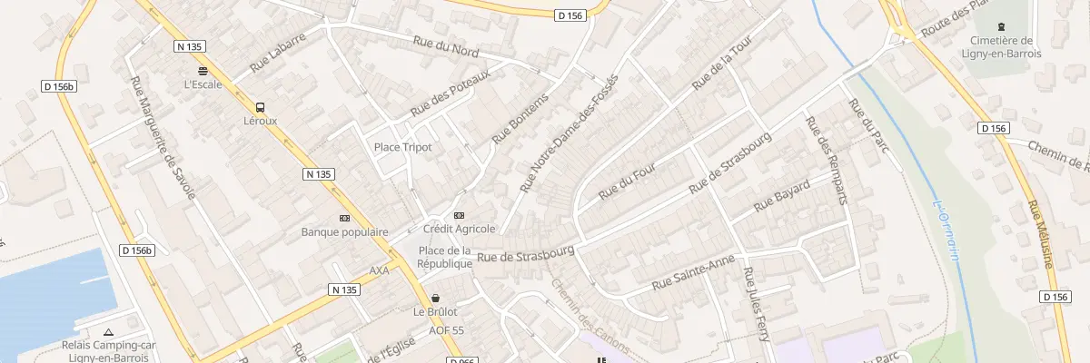 Plan du 13 Rue de la Tour à Ligny-en-Barrois