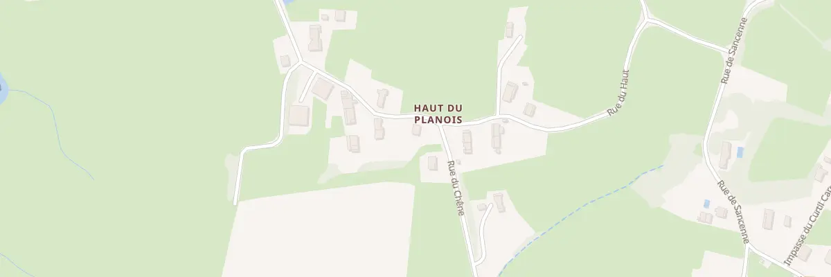 Plan du 19 Imp de la Brenne au Planois