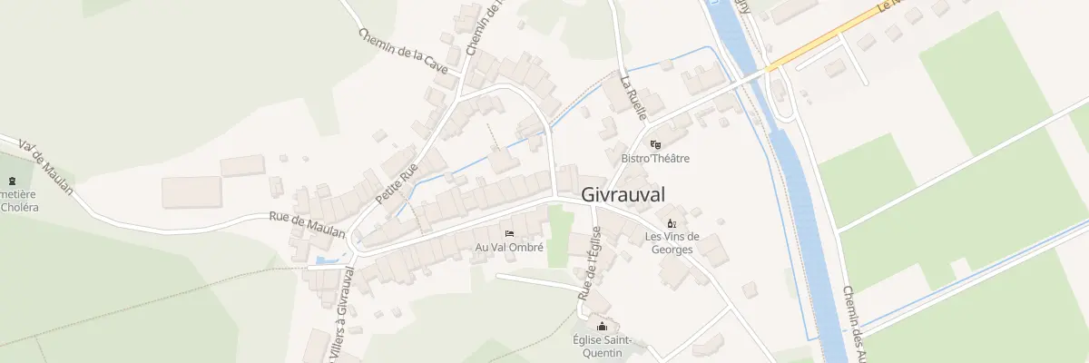 Plan du 4 Gr La Grande Rue à Givrauval